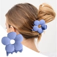 thumbnail image 2 of Large Flower Design Hair Grip Clip for Women Girls Headdress Back of Head Hair Accessory, 2 of 9
