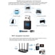 thumbnail image 4 of Adaptador USB WiFi Bluetooth, Tarjeta de Red Bluetooth 4.2 150Mbps Wifi Dongle, Transmisor Receptor Wifi Bluetooth, 4 of 5