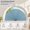 Blue-light Filtering, variant on Arch Window Shades Half Circle Light Filtering Cellular Shades Cordless No Drill Honeycomb Fabric No Tools Easy Install 72" W X 36" H White