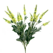 Yellow Lavender 21in Artificial Flower Bush (Set of 2)