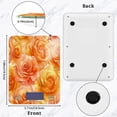 thumbnail image 2 of Food Scale Small Food Scale Kitchen Scale Kitchen Electronic Scale Multifunctional Digital Kitchen Scale Baking and Cooking Scale Orange Roses Seamless, 2 of 7