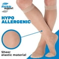 thumbnail image 4 of Made in USA Plus Size Compression Stockings Women 15-20mmHg Beige 3X-Large, 4 of 11