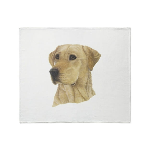 CafePress - Yellow Lab Throw Blanket - Soft Fleece Throw Blanket, 50"x60" for All Ages
