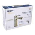 thumbnail image 4 of Monomando Foset Satín Cuello Corto Para Lavabo AEF-83, 4 of 4