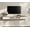 White, variant on Wooden Wall-Mounted TV Shelf with Charging Station,White