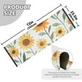 thumbnail image 5 of Yayeee Runner Rug for Bedroom 2'x6' Machine Washable Hallway Non Slip Mat, Sunflowers and Leaves Pattern, 5 of 8