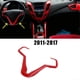 thumbnail image 4 of Car Red Steering Wheel Button Panel Cover Trim for 2011-2017, 4 of 5
