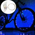 thumbnail image 1 of Luces para bicicleta, paquete de 2 luces LED para bicicleta, luz azul fácil de instalar, luces para bicicleta para niños y adultos, adecuadas para montar de noche, fiestas decorativas, 1 of 4