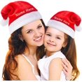 thumbnail image 2 of Gorros de Navidad con nombre personalizado para niños y adultos, gorros gruesos de Navidad con nombre personalizado, regalos de Papá Noel, Año Nuevo, 2022, 2 of 4