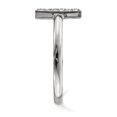 thumbnail image 3 of 14K White Gold Diamond Double Bar Ring Size 7, 3 of 6