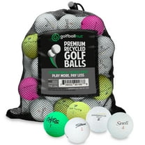 GolfBall Nut - Recycled Golf Balls Mix of Brands & Colors – Good Condition – 48-Pack