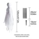 thumbnail image 3 of Decoraciones de Halloween, adornos de Halloween, regalos de Halloween, decoración de casa de bruja de Halloween, accesorios luminosos, ropa, 1 bruja blanca sin control de voz, sonido luminoso, decorac, 3 of 9
