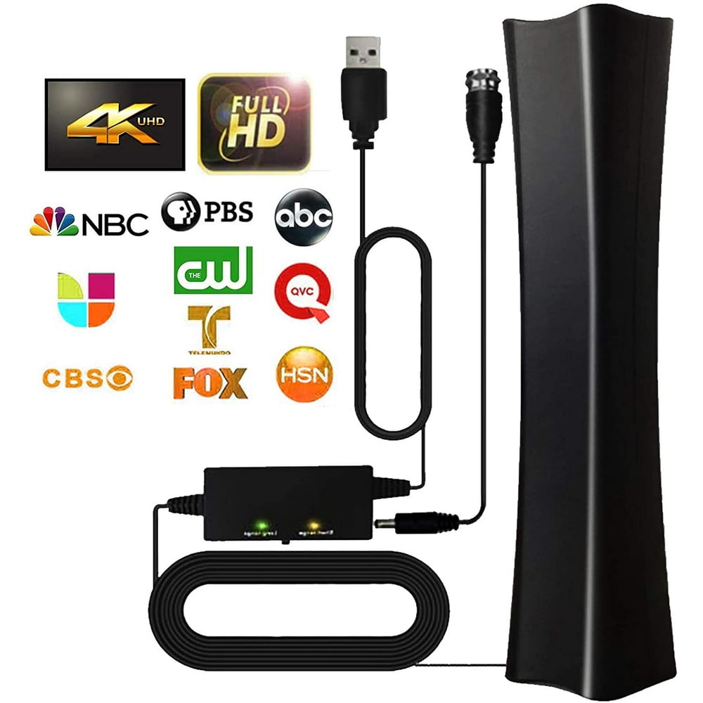 TV Antenna, 2021 Newest Digital Amplified HD TV Antenna, 180+ Miles