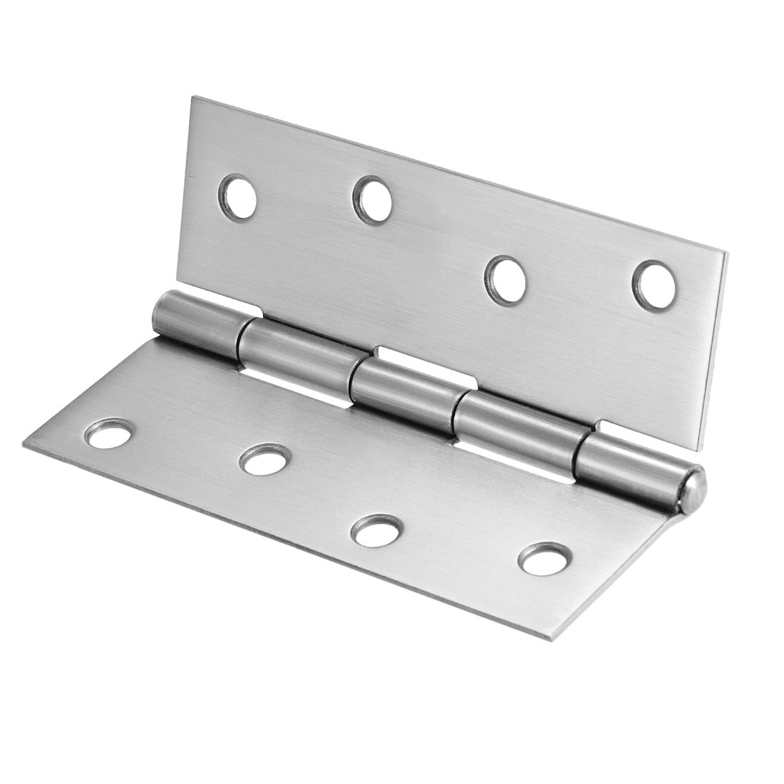 Hinges Uxcell 1 5 Hinge Silver Door Cabinet Hinges Fittings Brushed Chrome Plain 6pcs Industrial Hardware
