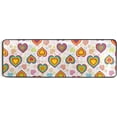 thumbnail image 5 of Dreamtimes Valentine LGBT Heart Rainbow Hallway Runner Rug 2'x6' Kitchen Rug with Rubber Backing Non Slip Entryway Rug Runner Washable Soft Area Rug for Hallway Bedroom Kitchen Decor, 5 of 6