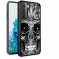 thumbnail image 1 of DALUX Ultra Slim PC-TPU Case Compatible with Galaxy S21 5G 6.2 inch (2021) - Gray Festival Skull, 1 of 3