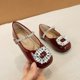 thumbnail image 2 of Zapatos de cuero para niñas, primavera y otoño, zapatos de princesa negros, zapatos individuales de bebé con suela suave para primavera y otoño para niños, 2 of 5
