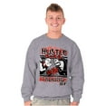 thumbnail image 5 of Popeye Let Your Hustle Do The Talking Men's Crewneck Sweatshirt Brisco Brands S, 5 of 6