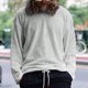 thumbnail image 1 of pstuiky hombres de manga larga, Camiseta informal de manga larga con cuello redondo y color liso para hombre Tops de hombre xl, 1 of 8