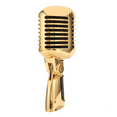 thumbnail image 5 of 3X Microphone Professionnel Filaire Vintage Classique Micro Dynamique pour Performance en Direct Karaoké (Or), 5 of 5