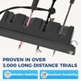 thumbnail image 7 of Fishing Rod Holder for Truck, 6061-T6 Aluminum Truck Fishing Pole Rack Ready Pole Rack with Vibration Damping, Truck Bed Fishing Rod Holder Fits Driving to Lake or Shore, 7 of 7