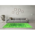 thumbnail image 3 of Ahgly Company Indoor Square Oriental Green Traditional Area Rugs, 5' Square, 3 of 4