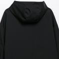thumbnail image 4 of WEIYLL Womens Fall Tops Plus Size Windproof Rainproof Hooded Lightweight Coat Adjustable Drawstrings Black Ladies Fall Blouses ,L, 4 of 8