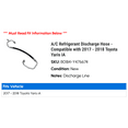 thumbnail image 2 of A/C Discharge Hose - Compatible with 2017 - 2018 Toyota Yaris iA, 2 of 2