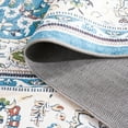 thumbnail image 6 of SAFAVIEH Martha Stewart Felix Medallion Machine Washable Area Rug, Turquoise/Beige, 4' x 6', 6 of 11