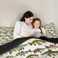 thumbnail image 4 of Manfei Pike Fish 7-Piece Twin Bedding Sets,Old Barn Door Bedding Comforter Set,Animals Marine Life Sheet Sets For Teens,Microfiber Bedroom Decor Reversible, 4 of 8