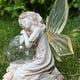 thumbnail image 5 of Estatua de ángel solar, escultura de bola de cristal de ángel ligero, resina para regalos de inauguración de la casa, 5 of 8