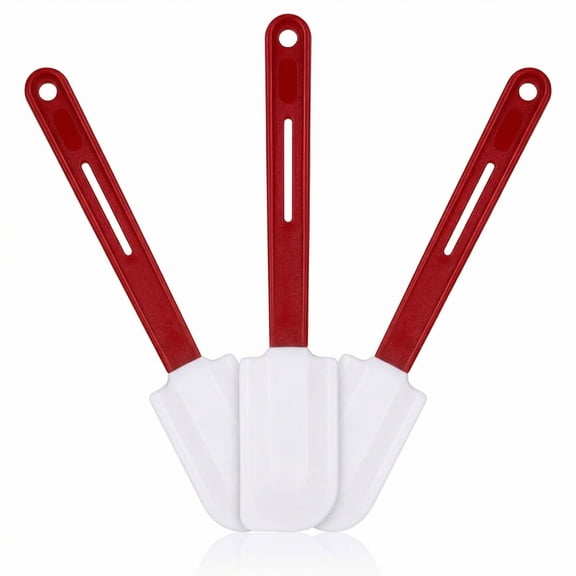 Lsupdaol Non-Stick 10" Silicone Kitchen Spatula 3 Count