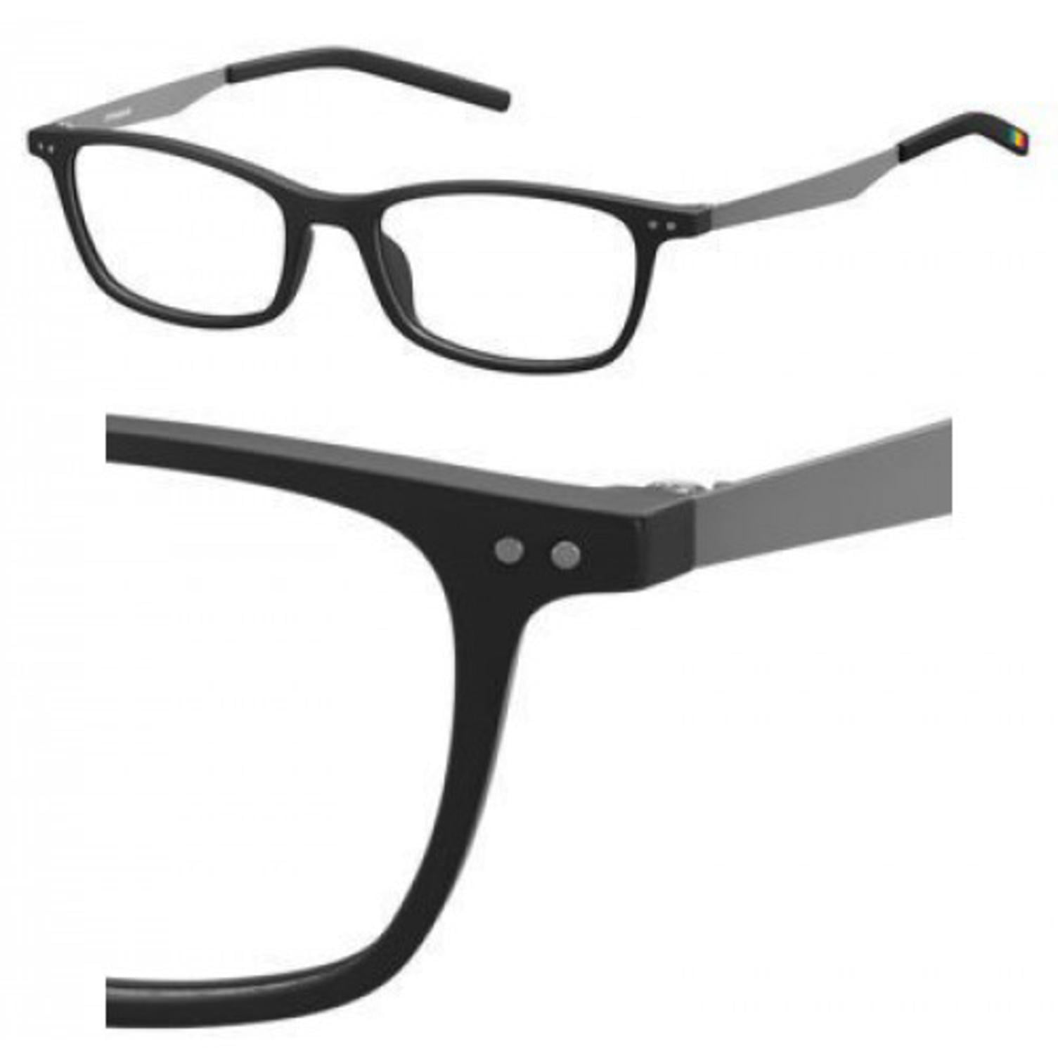 NEW Polaroid PLD326 003 50mm Black Optical Eyeglasses Frames 
