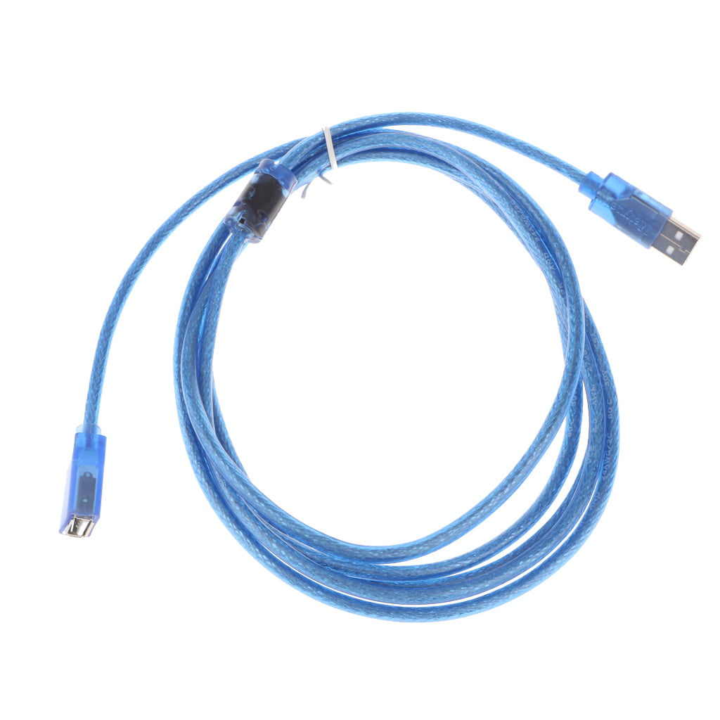 Cables Occus 10FT 2-3M USB 2.0 A Male M to A Female for Extension Cable 18Mar30 Cable Length: Other, Color: Blue