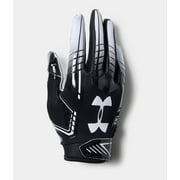 Under Armour Pee Wee UA F6 Boys Football Gloves 1304696-001 Black/White OSFA