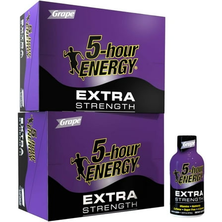 HetayC Shot, Extra Strength Grape, 1.93 Ounce, 24 Count