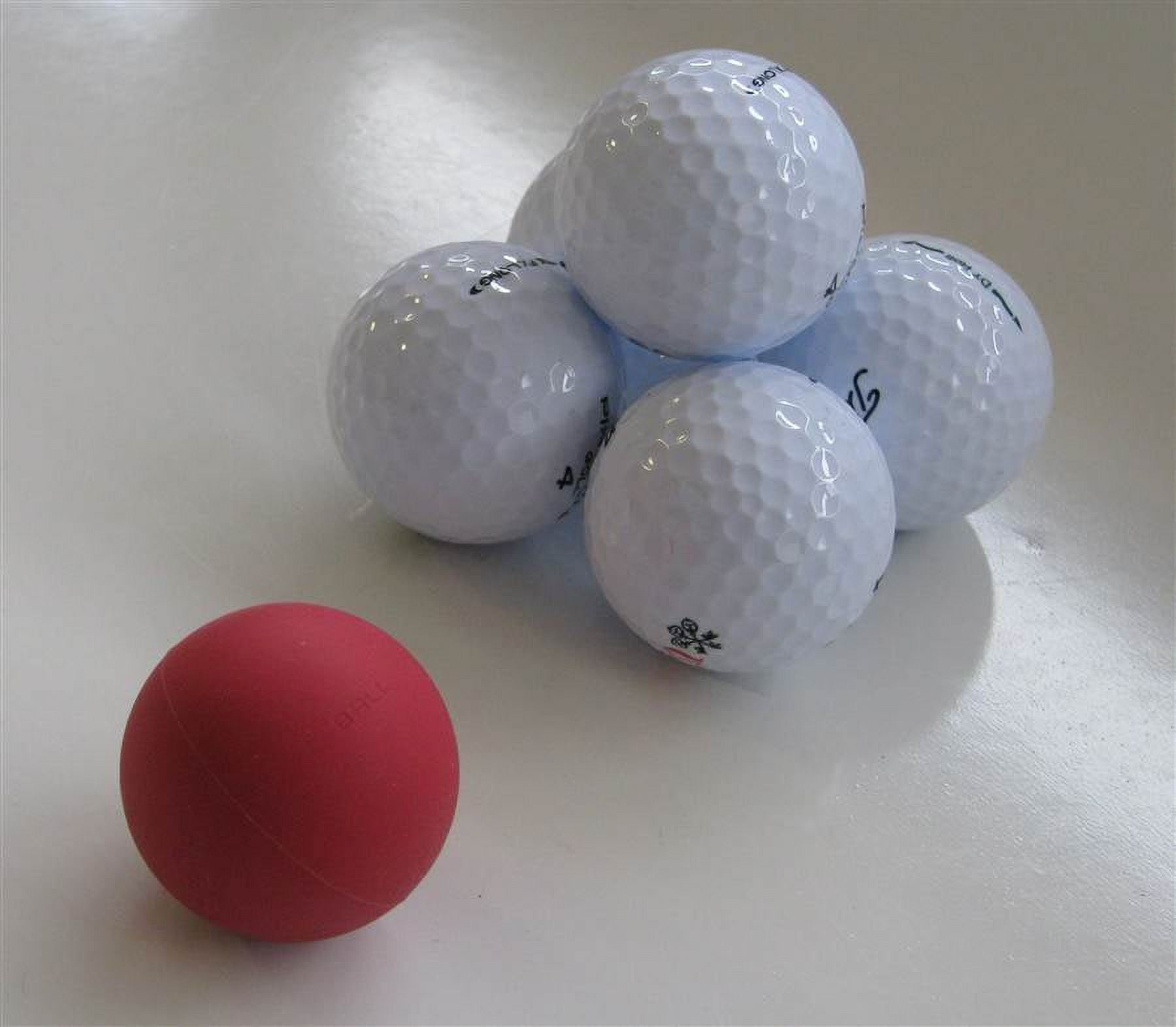 EyeLine Golf Weighted Ball of Steel, Silicon Padding, Instant Feedback, Perfect Stroke for Putter, 5x Weight of Standard Ball, Hitting the Sweet Spot, Consistent Improvement (Pack of 3)