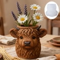 thumbnail image 3 of zhangmingg Cow Silicone for Resin Casting Concrete Candle Holder Jewelry Trinket Storage Container DIY Craft Making, 3 of 7