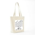 thumbnail image 7 of CafePress - I Am His Script Letters Tote Bag - Unisex Canvas Tote Bag, Beige, 1-Piece, 7 of 7