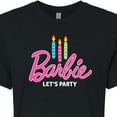 thumbnail image 3 of Barbie - Let's Party - Juniors Cropped Cotton Blend T-Shirt, 3 of 5
