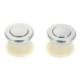 thumbnail image 4 of LEORX 2Pcs Zinc Alloy Silver Retractable Spring Knobs For Cabinet Door Installation 1.2x1.2x1.0in, 4 of 8