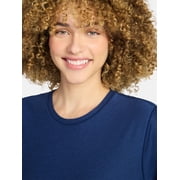 Athletic Works Womens and Womens Plus Relaxed ButterCore Tee with Short Sleeves, Sizes XS-4X
