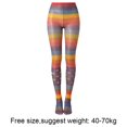 thumbnail image 3 of Vjnyvs Sweet Rainbow Pantyhose for Women, Halloween Striped Tights Elastic Colorful Stockings Thin Leggings Tights For Party,Festival, 3 of 7