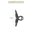 thumbnail image 2 of Flower Metal Large Hair Claw Nonslip Strong Hold Fashion Hair Accessories for Woman and Girlsblack, 2 of 5