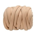 thumbnail image 5 of 250G Chunky Yarn Giant Yarn Thick 13-15.3 Yards Soft Bulky Yarn Tube Yarn for Finger Weave Arm Knitting Roving Crochet Pet Bed and Bed Fence Khaki, 5 of 10