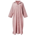 thumbnail image 2 of utcoco Womens Striped Long Sleeve Dress Casual Loose Button Down Cotton Maxi Shirt Dress, 2 of 6