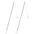 thumbnail image 1 of 1 Pair Rhinestone Bra Straps Adjustable Bra Shoulder Strap Bra Accessories, 1 of 4