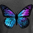 thumbnail image 3 of CafePress - Galactic Butterfly Long Sleeve T Shirt - Long Sleeve Dark T-Shirt, 3 of 4