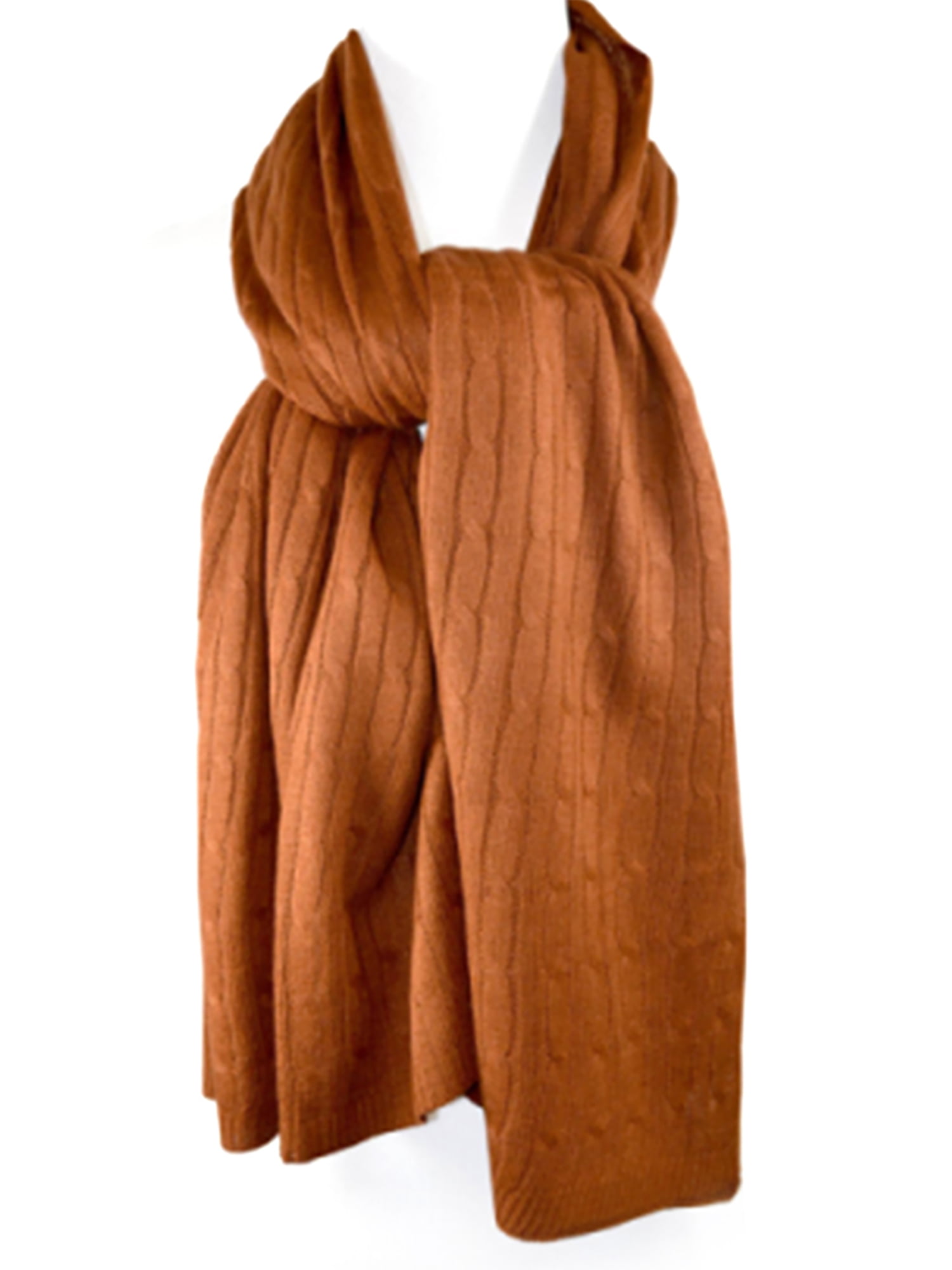 Handloomed Shawl Handcrafted Fur Tassels Collar 2527 Base Color: Green & Rust Shawl Embroidery Yak+Sheep Wool Blend Wrap