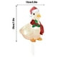 thumbnail image 2 of Pato con bufanda, luces decorativas, adornos planos de escultura de jardín para césped, patio, decoraciones navideñas navideñas, 2 of 8